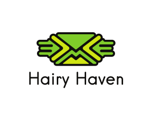 Green Mail Envelope  logo design