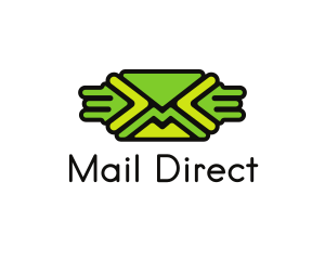 Green Mail Envelope  logo