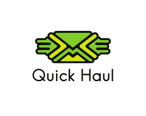 Green Mail Envelope  logo design