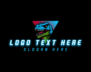 Gaming Beast Dinosaur logo