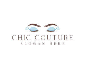 Cosmetic Eyelash Salon logo design