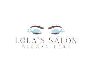 Cosmetic Eyelash Salon logo design