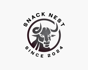 Bull Ranch Horn logo design