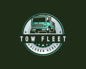 Logistics Shipping Truck logo design