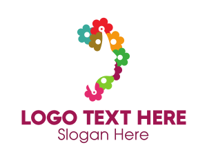 Colorful Floral Beauty logo