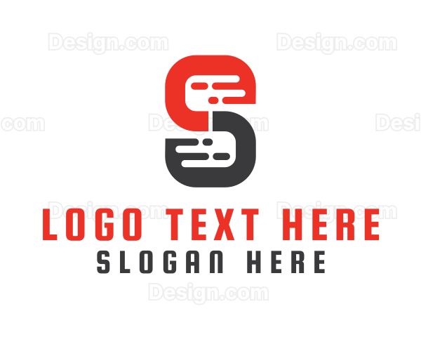 Modern S Pattern Logo