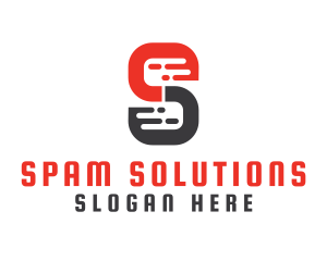 Modern S Pattern logo design