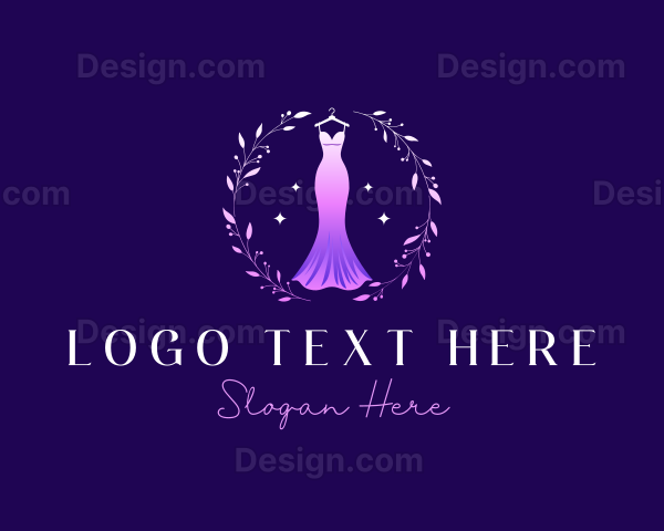 Fashion Designer Gown Logo