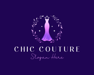 Fashion Designer Gown logo design