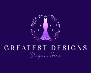 Fashion Designer Gown logo design