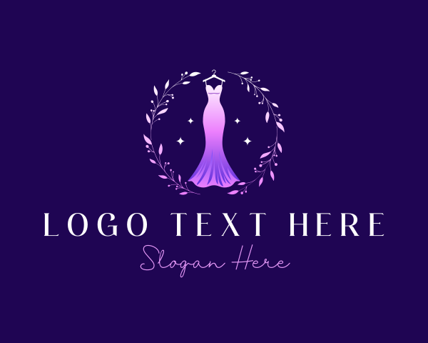 Long Gown logo example 2