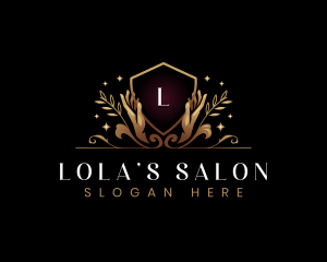 Luxury Hand Wellness logo design