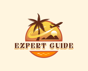 Vacation Travel Island logo design