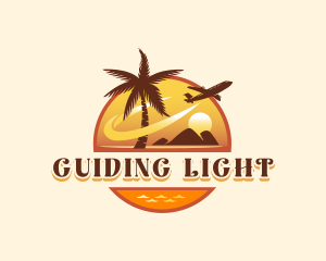 Vacation Travel Island logo design