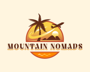 Vacation Travel Island logo design