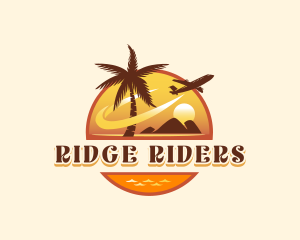 Vacation Travel Island logo design