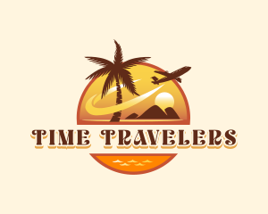 Vacation Travel Island logo design