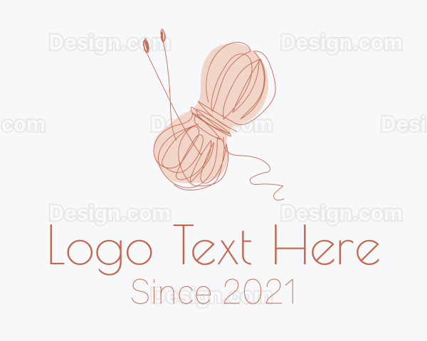 Crochet Thread Needle Logo