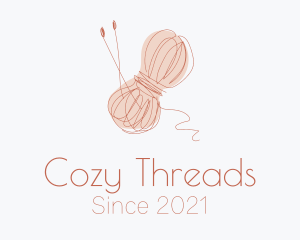 Crochet Thread Needle logo design