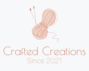 Crochet Thread Needle logo design