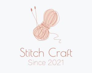 Crochet Thread Needle logo design