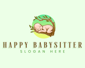 Nursery Baby Child logo design