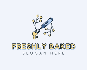 Baking Whisk Bakery  logo design