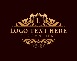 Floral Luxury Leaf logo