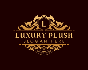 Floral Luxury Leaf logo design