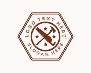 Axe Saw Wood Cutter  logo