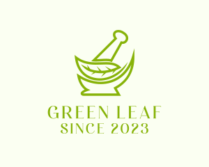 Green Leaf Apothecary  logo design