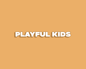 Playful Childish Clothing logo design