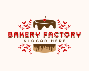 Chocolate Cake Bakery logo design