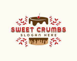 Chocolate Cake Bakery logo design