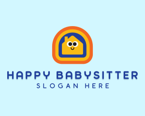 Happy Kiddie House logo design