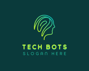 Cyber Artificial Intelligence logo design