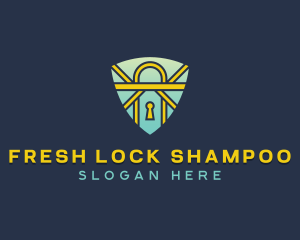 Cyber Security Lock logo design