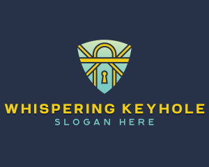 Cyber Security Lock logo design