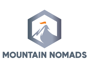 Hexagon Steel Mountain logo design