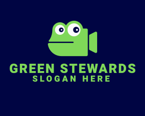 Green Frog Film logo design