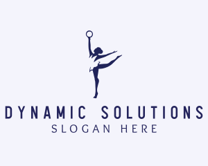 Rhythmic Gymnastics Athlete logo design