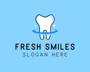 Teeth Dental Sparkle logo