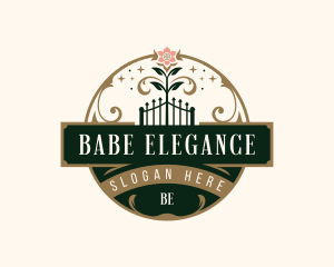 Elegant Vineyard Garden logo design