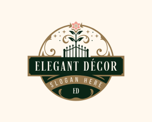 Elegant Vineyard Garden logo design