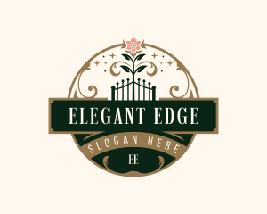 Elegant Vineyard Garden logo design