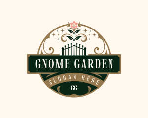 Elegant Vineyard Garden logo design