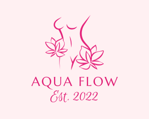 Floral Feminine Body logo design