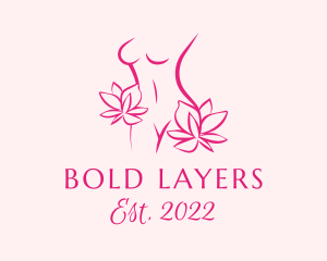 Floral Feminine Body logo design