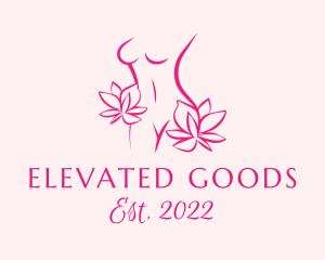 Floral Feminine Body logo design