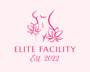 Floral Feminine Body logo design